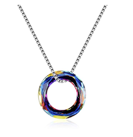 Circle Crystal Necklace