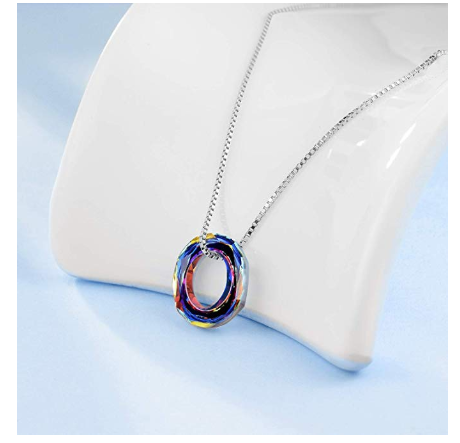 Circle Crystal Necklace